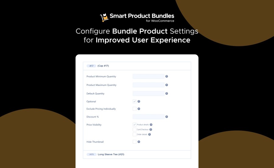 Configure Bundle Product Settings for Improved User Experience Feature