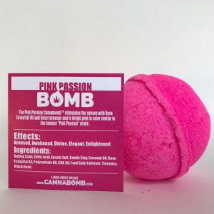 CannaBomb Pink Passion CBD Bath Bomb Online